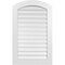 Ekena Millwork Arch Top Surface Mount PVC Gable Vent: Non-Functional, w/ 3-1/2"W x 1"P Standard Frame, 26"W x 40"H GVPAR26X4001SN - alternate 1